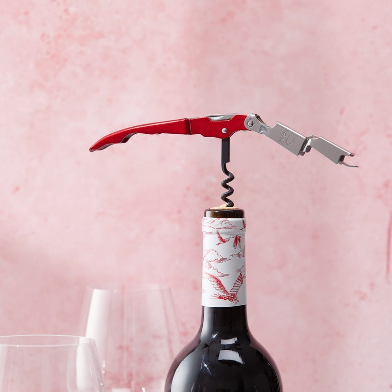 Houdini Zippity 2-Step Corkscrew, Built in Foil Cutter, MIXED - Image 3